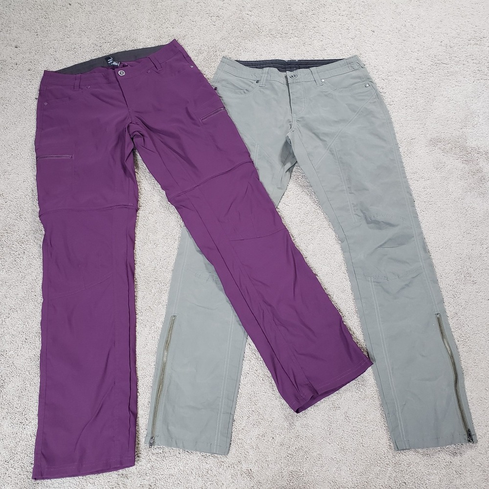 LOT OF 2 Kuhl‎ Women Pants 6 Cargo Inspiratr & Kliffside Convertible Outdoor